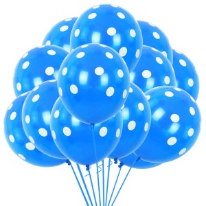 GLOBOLANDIA GLOBOS LUNARES CELESTE 10" x 10u
